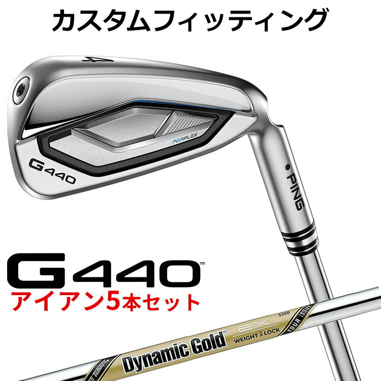 樂天商城 - メーカーカスタム ピン G440 アイアン 5本セット(#6-PW) Dynamic Gold EX TOUR ISSUE スチールシャフト メンズ 右用 ゴルフ 日本正規品 PING メーカーカスタム