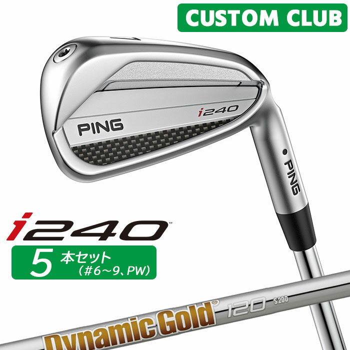 樂天商城 - カスタム ピン i240 アイアン 5本セット(#6-W(PW)) Dynamic Gold 120 スチールシャフト 2025モデル 右用 日本正規品 ゴルフ PING メーカーカスタム 特注