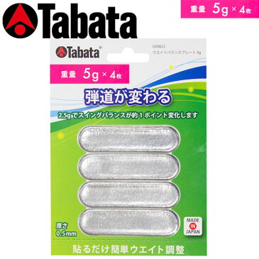 Tabata [タバタ] ウエイトバランスプレート 5g GV0622