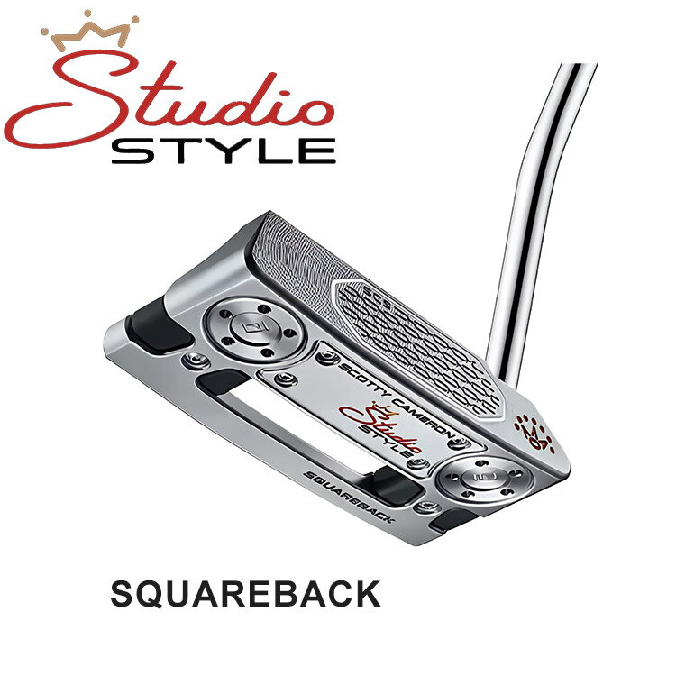 樂天商城 - 【即納可能】タイトリスト スコッティ キャメロン スタジオスタイル パター SQUAREBACK スクエアバック Titleist SCOTTY CAMERON STUDIO STYLE PUTTERS メンズ 右用 日本正規品