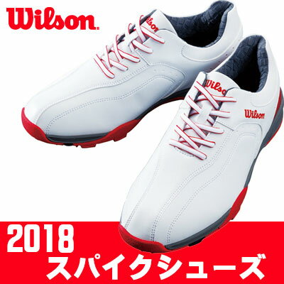 Wilson [ウィルソン] 軽量スパイク メンズ ゴルフシューズ WSSS1860 ホワイト