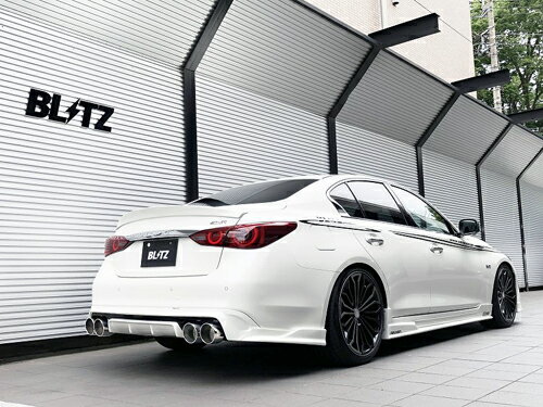 BLITZ NUR-SPEC CUSTOM EDITION VS 日産 ニッサン スカイライン 400R/GT RV37用 (63190)【マフラー】【自動車パーツ】ブリッツ ニュルスペック カスタムエディション ブイエス