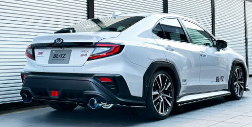 BLITZ NUR-SPEC CUSTOM EDITION VSR スバル WRX S4 VBH用 センター付き(63203V)【マフラー】【自動車パーツ】ブリッツ ニュルスペック カスタムエディション ブイエスアール