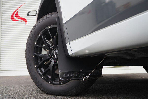 コルトスピード マッドフラップ 黒 ミツビシ アウトランダー PHEV GN0W用 (CSD0301-013)【外装品】【自動車パーツ】COLTSPEED MUD FLAP BLACK フロント/リヤ セット