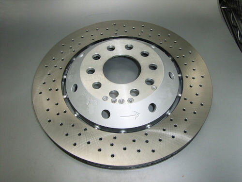 DIXCEL BRAKE DISC ROTOR PD Type リア用 アウディ RS6 4BBCYF用 ドリルドタイプ(PD1387906R/L)【ブレーキローター】【自動車パーツ】ディクセル ブレーキディスクローター PDタイプ