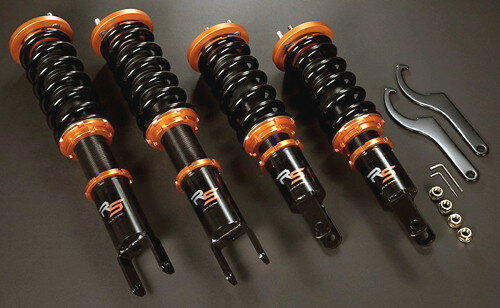 J's RACING BLACK SERIES DAMPER RS ホンダ S2000 AP2用 (DBS-S2-RS)【車高調】【自動車パーツ】ジェイズ レーシング ブラックシリーズ ダンパーキット RS