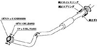 柿本改 カキモトレーシング センターパイプ スバル インプレッサ 1.5 2WD GH3用 (BCP328)【マフラー】【自動車パーツ】KAKIMOTO RACING CENTER PIPE【個人宅も送料お客様負担にて配送可能】