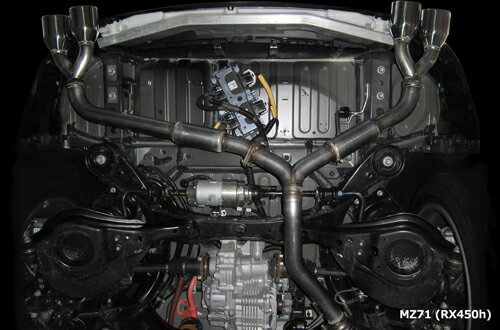 M'z SPEED LUV LINE Exhaust System レクサス RX450h GYL25W用 （2332-0245）【マフラー】【自動車パーツ】エムズスピード ラヴライン エキゾーストシステム