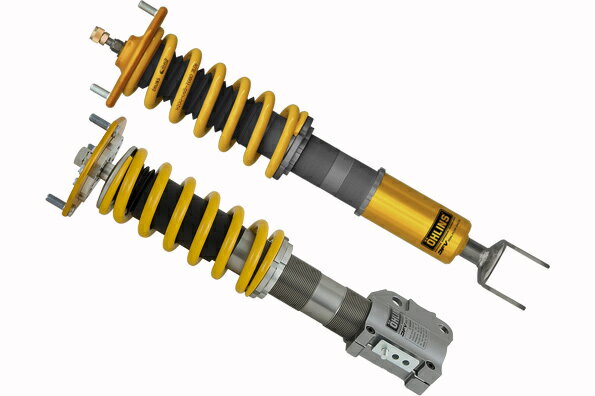 OHLINS オーリンズ タイプ HAL ショックアブソーバー ミツビシ ランサーエボリューション7/8/9 CT9A用 ラバーブッシュアッパー仕様 スプリングレスキット 1台分セット【車高調】【自動車パーツ】OHLINS SHOCK ABSORBERS type HAL