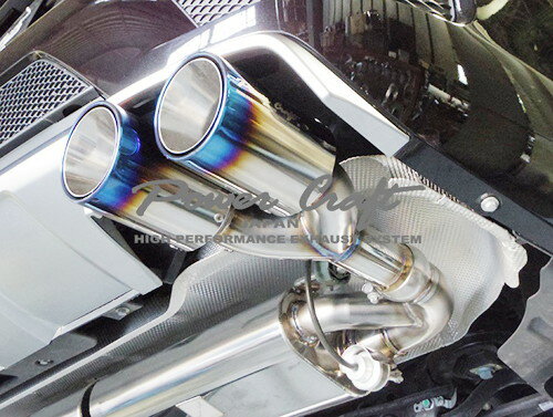 パワークラフト ハイブリッドエキゾーストマフラーシステム メルセデスベンツ GL63用 チタンテール(P-BE650102)【マフラー】【自動車パーツ】POWER CRAFT HYBRID EXHAUST MUFFLER SYSTEM