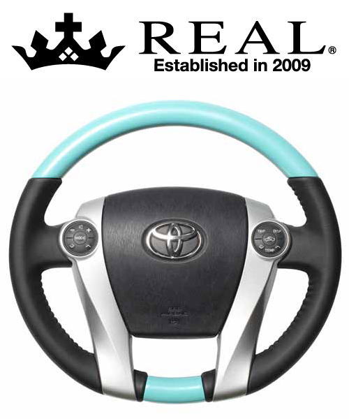 REAL STEERING ���ꥸ�ʥ륷�꡼�� �ȥ西 �ץꥦ�� ZVW30�� ���顼��������֥롼 (30-1-BLP)�ڥϥ�ɥ�ۡڼ�ư�֥ѡ��ġۥ쥢�� ���ƥ����