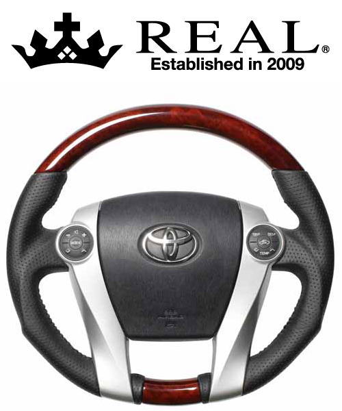REAL STEERING ���ꥸ�ʥ륷�꡼�� �ȥ西 �ץꥦ�� ZVW30�� ���顼���֥饦�󥦥å� (30-2-BRW)�ڥϥ�ɥ�ۡڼ�ư�֥ѡ��ġۥ쥢�� ���ƥ����