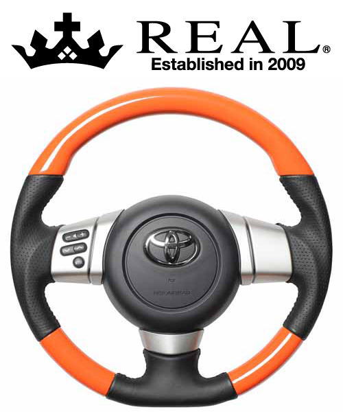 REAL STEERING オリジナルシリーズ トヨタ FJクルーザー GSJ15W用 カラー：オレン...