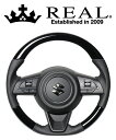 REAL STEERING オリジナルシリーズ スズキ ジムニー JB64W用 カラー：ピアノブラック(SZB-PBW-BK)【ハンドル】レアル ステアリング