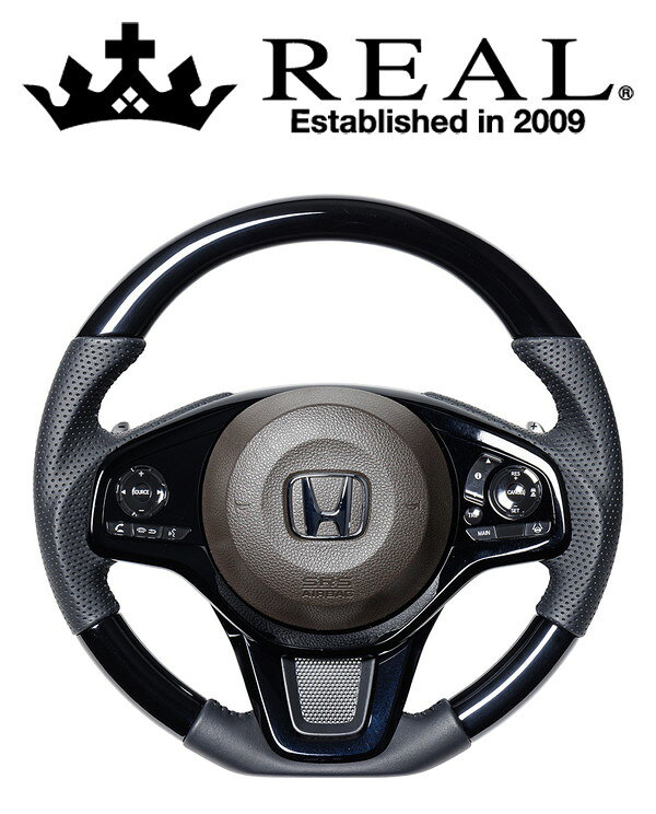 REAL STEERING オリジナルシリーズ ホンダ エヌボックス(N-BOX)JF3/JF4用 カラー：...
