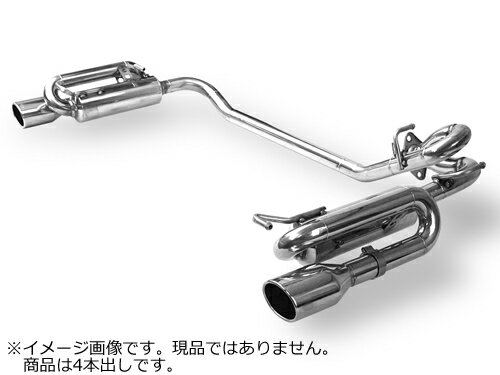スルガスピード PFSループサウンドマフラー(ステンレステール) レクサス HS250h ANF10用 左右2本出し（SRL-085-B）【マフラー】【自動車パーツ】SURUGA SPEED PFS LOOP SOUND MUFFLER