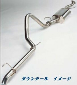 SUXON RACING 4X4 MUFFLER トヨタ ランドクルーザー (ランクル70) ディーゼル車 HZJ70V/HZJ71/PZJ70V用 片側シングル下向 (LCD-700） 送料区分：C 【マフラー】【自動車パーツ】サクソンレーシング フォーバイフォー マフラー