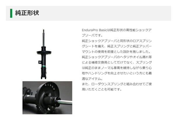 テイン エンデュラプロ ベーシック キット レクサス IS250 GSE30用 リア2本セット(VSQ75-X1EA2) 【純正形状】【自動車パーツ】TEIN EnduraPro Basic KIT 減衰力固定