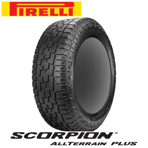 商品情報【タイヤ銘柄】PIRELLI SCORPION ALL TERRAIN PLUSピレリー スコルピオン オールテレーン プラス【タイヤ特長】【タイヤのタイプ】オールシーズンタイプ(スリーピークマウンテンスノーフレークマーク)● 優れた排水性を発揮する専用のアグレッシブなトレッドパターンと、優れたトラクションで安全性とパフォーマンスに寄与する高密度サイピングが特徴。● コーン型の溝がオフロード走行時に石噛みを防止。★ オンロード、オフロードともに高い走行性能を求めるお客様に。輸入車、国産車を問わず全てのSUVに最適です。※ スタッドレスタイヤではありませんので、凍結路、豪雪地帯には向きません。【納期】こちらの商品は全サイズ、タイプを保有してはおりません。倉庫あるいはメーカーより転送となる商品もございます。※ 商品の納期は常時変動いたしております。お急ぎご入用の場合、お手数ですがご注文の前に一度納期をご確認ください。【注意事項】※ 金額はタイヤ単体1本での価格です。ホイールは含まれておりません。商品は全て新品です。● 店頭にご来店頂いての取付作業も可能です。作業工賃は別途発生します。詳しくは各店舗へと直接お問い合わせ下さい。※掲載写真は商品イメージです。サイズ、仕様により現品と異なる場合がございます。矢東タイヤ特選！！タイヤコーナーこちらの商品は1本からでも送料無料です。※ 一部地域除く掲載金額は タイヤ単体1本当たりの価格 です。※ ホィールは含まれておりません。 ● 弊社店頭での交換作業をご希望のお客様へ(店頭受取)※ タイヤ交換に関するお問い合わせは、お手数ですが直接ご来店頂ける店舗にお問い合わせください。 ● 通信販売でご購入のお客様へ〜「どんなところでタイヤ交換するの？」・ お買い上げいただいたタイヤはタイヤを交換するための専門設備があるお近くのガソリンスタンド、カーショップやタイヤショップ、自動車ディーラーなどの自動車関連のお店さんでしたら交換作業が可能です。もちろん取付作業先への直送も可能です。 ・ 下記の便利な楽天Carタイヤ交換サービスもご検討ください。