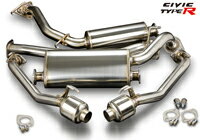 トダ レーシング ハイパワーマフラーセット ホンダ シビック タイプR FN2用 (18000-FN2-000)TODA RACING High Power Muffler Set 戸田レーシング