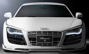 ROWEN WORLD PLATINUM フロントスポイラー(カーボン+FRP) 素地 AUDI R8 クーペ5.2 42CTYF用 (1A004A01)【エア...