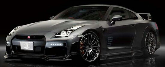 ROWEN Silver Wolf Edition フルキット(カーボン+FRP) 素地 日産 ニッサン GT-R R35用 (1N001X01)【エアロ】ロェン シルバーウルフエディション