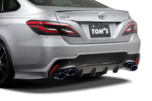 TOM'S Exhaust System TOM'S BARREL トヨタ クラウンハイブリッド RS 同社製エアロパーツ装着車 AZSH20用 ステンレステール仕様(17400-TAS26)【マフラー】【自動車パーツ】トムス エキゾーストシステム トムスバレル【個人宅も別途送料負担にて配送可能】