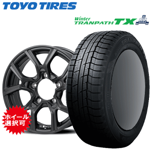 スズキ ジムニーシエラ(JB74)用 タイヤ銘柄： トーヨー ウィンター トランパス TX タイヤサイズ： 215/70R16 ホイール： アルミホィール スタッドレスタイヤ ホイール4本セット【16インチ】