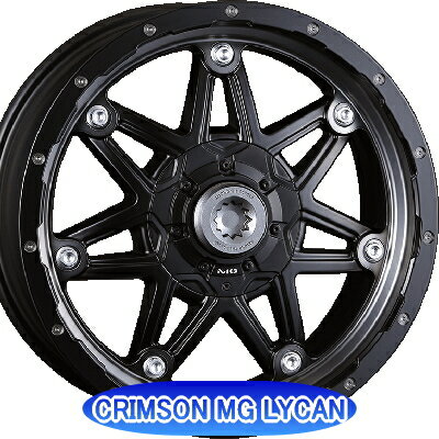 ホイール： CRIMSON MG LYCAN ホイールサイズ： 7.0J-16 タイヤ銘柄： DUNLOP GRANDTREK AT3 タイヤサイズ： 215/65R16 タイヤ＆ホイール4本セット【16インチ】