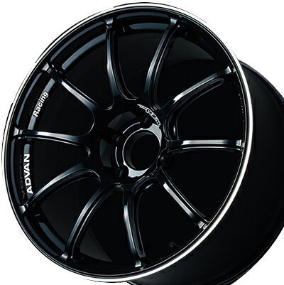 ホイール： YOKOHAMA ADVAN Racing RZII ホイールサイズ： 9.0J-18 ホイールカラー： レーシンググロスブラックリング 1本【ホイール単品】ヨコハマ アドバンレーシング