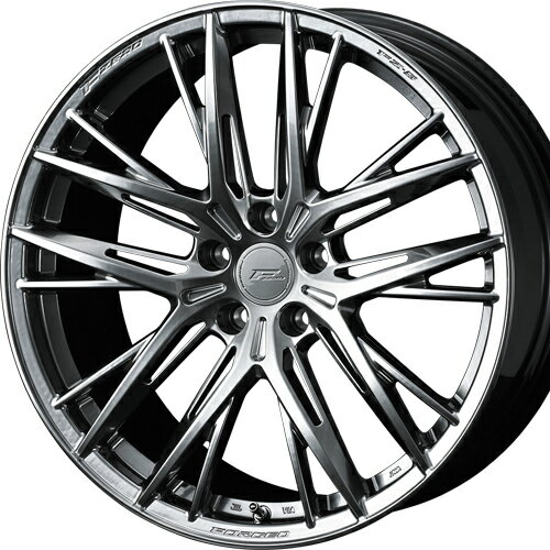 ホイール： weds F-ZERO FZ-5 ホイールサイズ： 8.0J-18 タイヤ銘柄： BRIDGESTONE POTENZA Adrenalin RE004 タイヤサイズ： 225/40R18 タイヤ＆ホイール4本セット【18インチ】