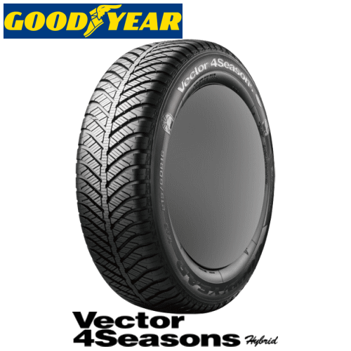 【タイヤ交換対象】オールシーズンタイヤ 215/60R17 96H 【215/60-17】 GOODYEAR Vector 4 Seasons Hybrid グッドイヤー タイヤ ベクター フォーシーズンズ ハイブリッド 【新品Tire】【個人宅配送OK】