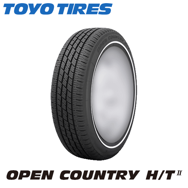【楽天Carチケット購入で更にP10倍】【タイヤ交換対象】サマータイヤ 155/65R14 75H 片側ホワイトリボン 【155/65-14】 TOYO OPEN COUNTRY H/T II トーヨー タイヤ オープンカントリー エイチティーツー HT2 【新品Tire】【個人宅配送OK】