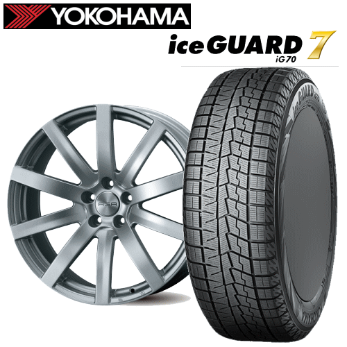 【楽天Carチケット購入で更にP10倍】Audi A8/S8(F8/4H)用 タイヤ銘柄： ヨコハマ アイスガード セブン iG70A タイヤサイズ： 265/40R20 ホイール： アルミホィール スタッドレスタイヤ ホイール4本セット【20インチ】