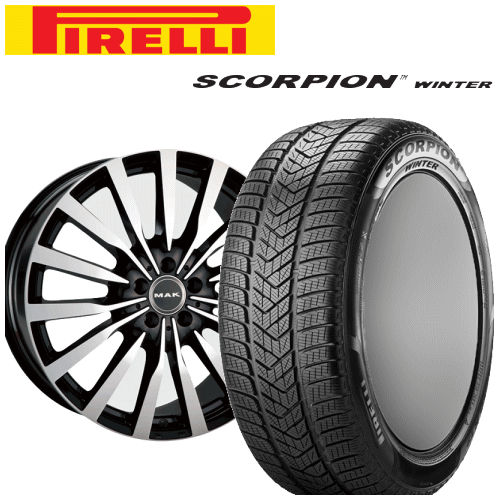 メルセデスベンツ Gクラス(W463)用 タイヤ銘柄： ピレリ スコルピオン ウィンター タイヤサイズ： 275/50R20 ホイール： アルミホィール ウィンタータイヤ ホイール4本セット【20インチ】