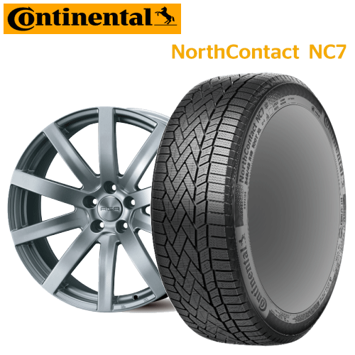 【楽天Carチケット購入で更にP10倍】Audi A8/S8(F8/4H)用 タイヤ銘柄： コンチネンタル ノース コンタクト NC7 タイヤサイズ： 265/40R20 ホイール： アルミホィール スタッドレスタイヤ ホイール4本セット【20インチ】