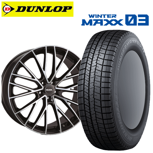 マセラティ グレカーレ用 タイヤ銘柄： ダンロップ ウィンターマックス03 WM03 タイヤサイズ： 255/45R..