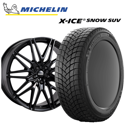 BMW X5(G05)用 タイヤ銘柄： ミシュラン エックスアイス スノー SUV タイヤサイズ： 275/40R21 ホイール： アルミホィール スタッドレスタイヤ ホイール4本セット【21インチ】