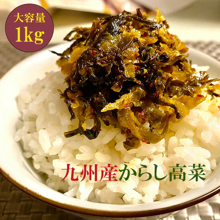 辛子高菜 1kg コスパ最強 からし高菜