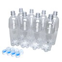 90本入X2ケース=180本 空 ペットボトル容器 1000ml 炭酸用 ふた付(ふた180個+予備4個)本州送料無料!!(北海道・沖縄を除く)