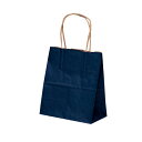 紙袋 手提げ ミニサイズ/【紙手提げ袋 T-1 カラー(紺)】使いやすい25枚入り 業務用 小さめ 180×100×210 プレゼント・ラッピングに!