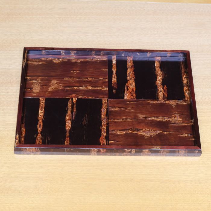 【 マルチトレー 】樺細工 八柳 桜皮 日本製 伝統工芸 山桜 キートレー アクセサリー メガネ 鍵 ギフト ラッピング