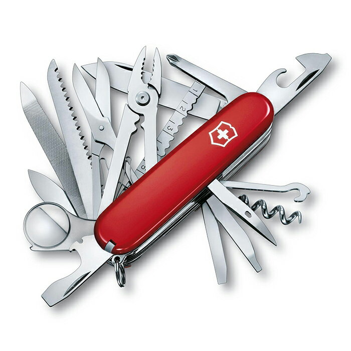 【数量限定 スペアのボールペンL付き】VICTORINOX ビクトリノックス スイスチャンプ レッド 1.6795 【並行輸入品】