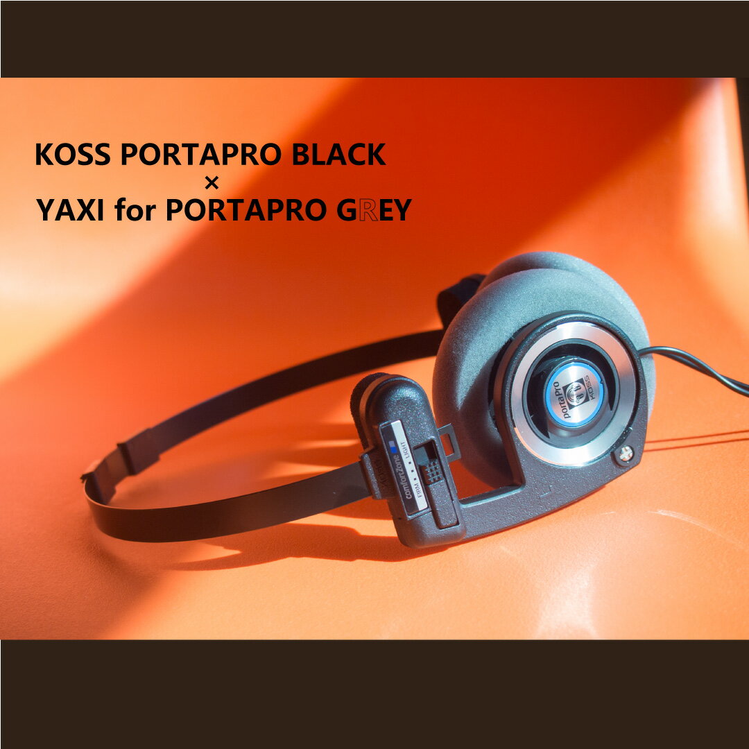 NEWカラー【KOSSヘッドホン用】YAXI ヤクシー for PORTAPRO グレー｜イヤーパッド単品｜ポタプロ｜PORTA PRO