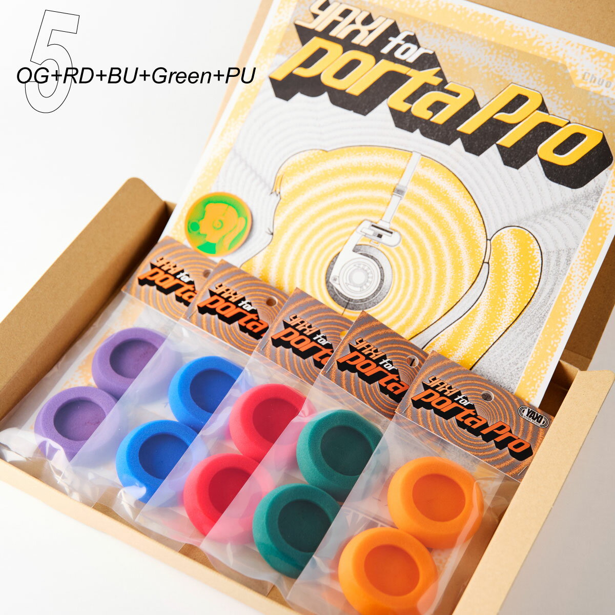 KOSS コスヘッドホン用イヤーパッド 5〜7色のイヤーパッド+cuteなポタプロ ポーチ&A3ポスター付き|単品よりお得にゲット|YAXI ヤクシー for ...