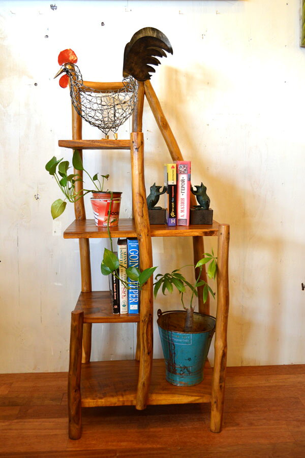 観葉植物 棚 飾り棚 おしゃれ アジアン家具 ...の紹介画像2
