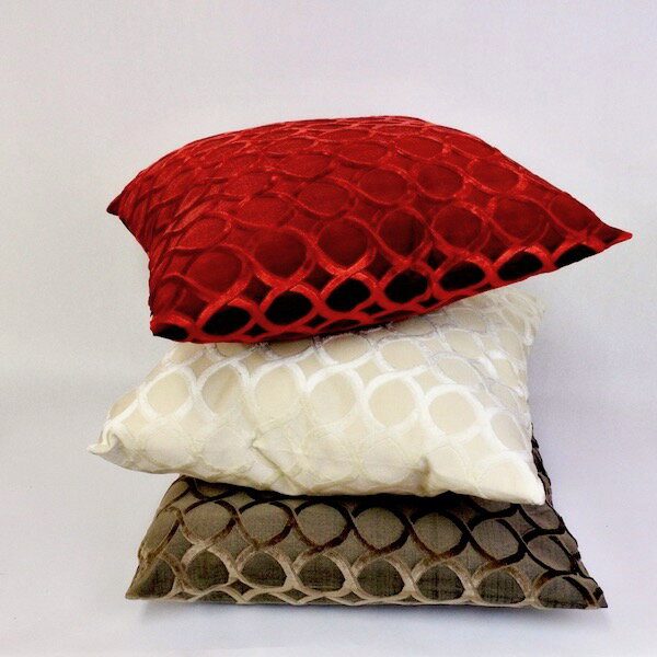 クッションカバー 中綿 セット アジアン バリ 雑貨 ♪ウーリー柄クッションカバーと中綿クッションセット♪ おしゃれ ファブリック エスニック リゾート インテリア雑貨 デザイン雑貨