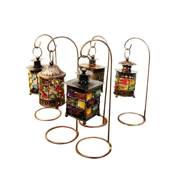 間接照明 スタンドライト テーブルライト 照明器具 インテリア照明 おしゃれ ♪モザイクビーズのランタン(LED付・吊りタイプ)♪ アジアン照明 バリ LED キャンドル ランタン アンティーク 卓上 エスニック リゾート通販格安セール情報 楽天 通販