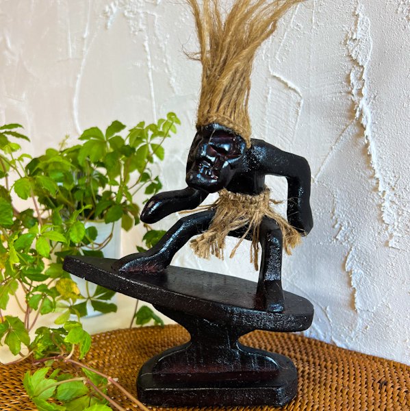 アンティーク風の置物 オシャレインテリア 値下げ☆ フィッシングマン