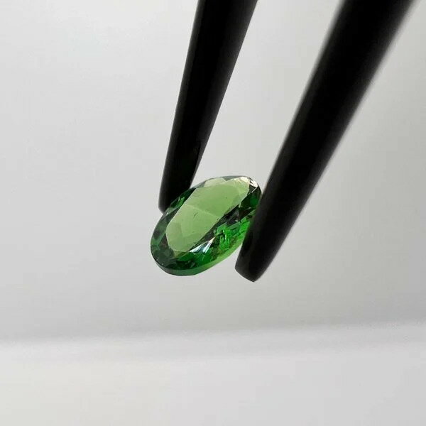 ★レビューで特典★グリーンガーネット オーバル 6mm×4mm＜オマケ付き / 鑑別書別売＞♪ 天然石 ルース 宝石 ジェム 裸石 パワーストーン アクセサリーパーツ